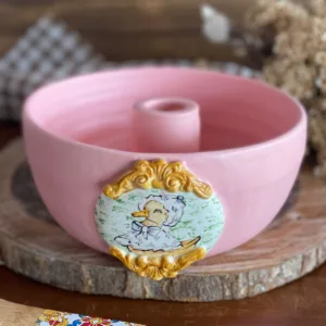 Forma Para Bolo Patinha Rosa 3D