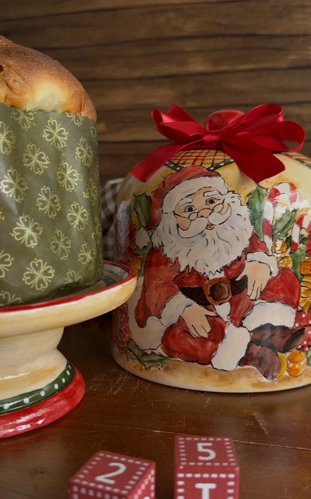 Panetoneira Cúpula Natal Encantado - Imagem 2