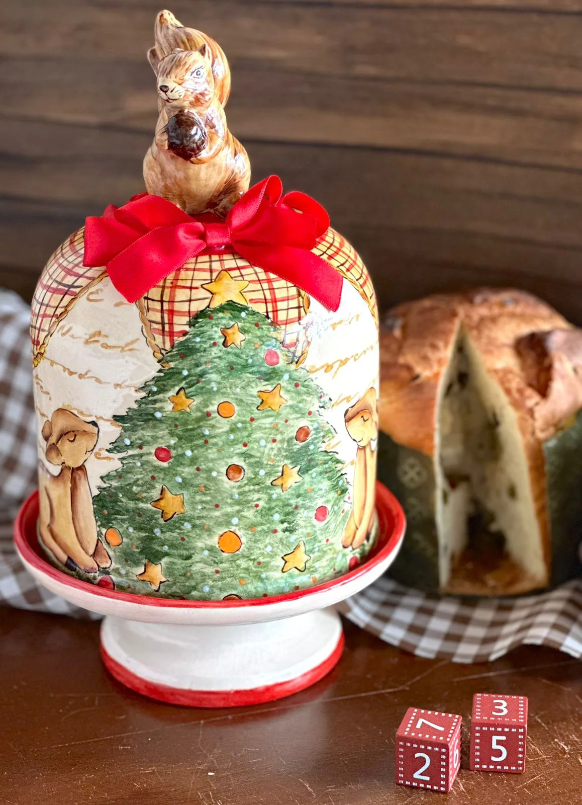 Panetoneira Cúpula Natal Mágico - Imagem 2