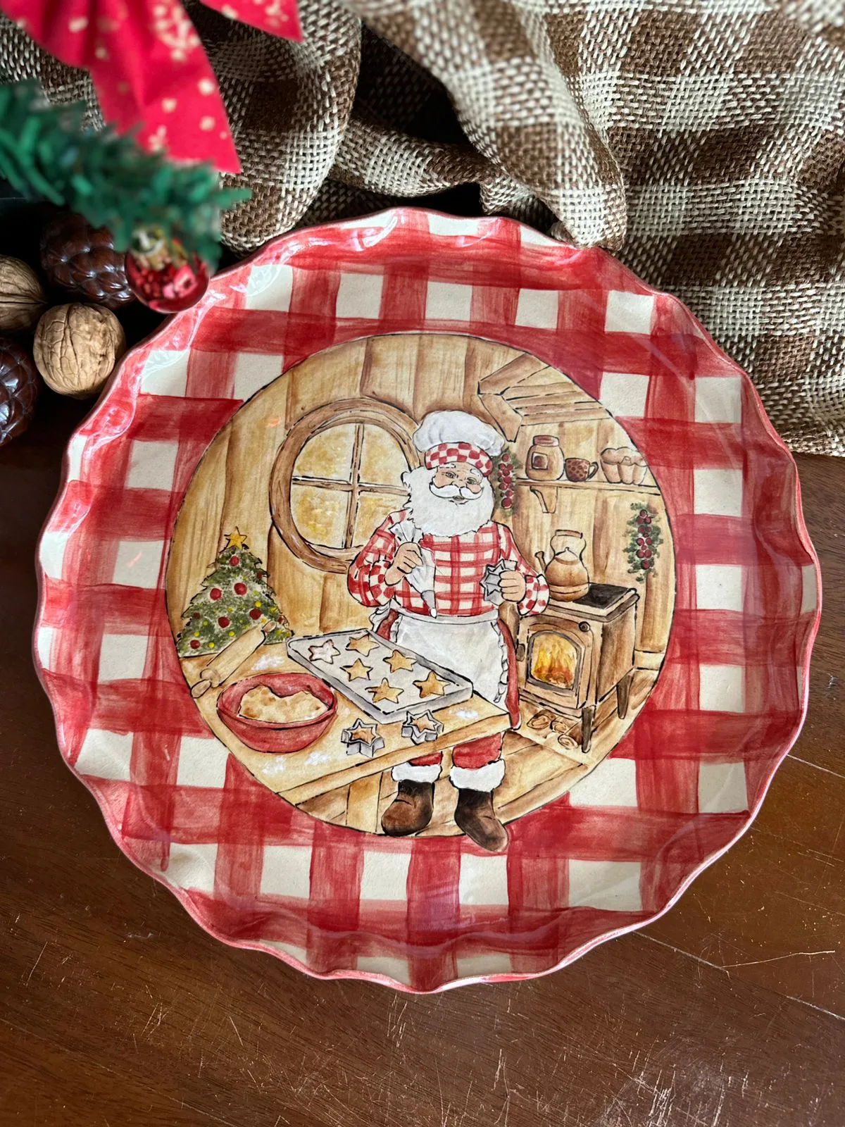 Prato Papai Noel Confeiteiro